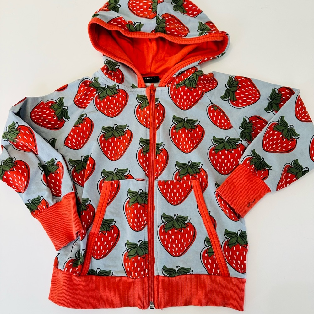 Maxomorra Scandi Strawberry Hoodie